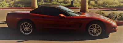 1999 Red Corvette Convertible