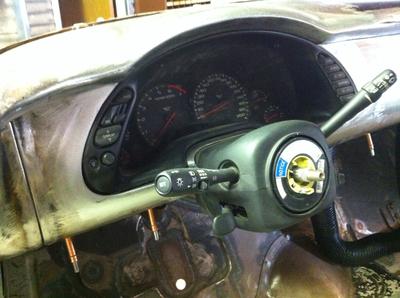 1956 Chevy truck dash setup