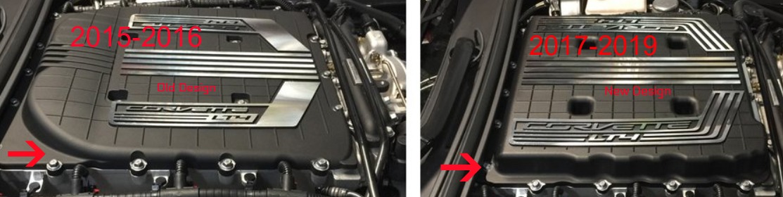 C7 Z06 LT4 Supercharger Lid Comparison