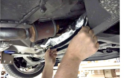 C7 Corvette Oil Line Heat Shroud