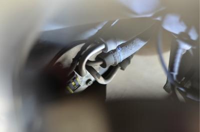 Location of sending unit LH fuel tank