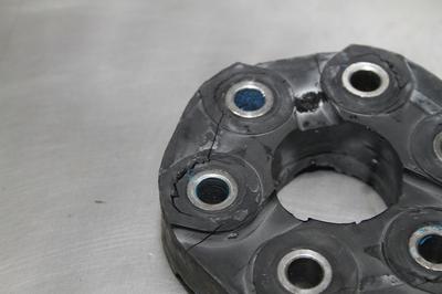 C5 Corvette Torque Tube Coupler Notice The Cracking in the Rubber