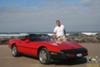 89 Corvette on the beach in Oregon