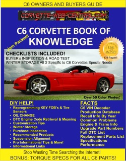 C6 Corvette Book of Knowledge
